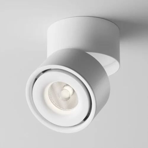 Светильник накладной LED Yin C084CL-15W4K-D-W Maytoni белый 1 лампа, основание белое в стиле современный круглый фото 5