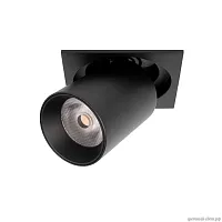 Светильник точечный LED Apex 10327/D Black LOFT IT чёрный 1 лампа, основание чёрное в стиле современный хай-тек квадратный трубочки