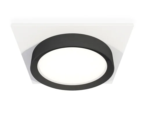 Светильник точечный XC8061002 Ambrella light чёрный 1 лампа, основание белое в стиле хай-тек 