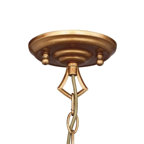 Люстра подвесная Royalty 2021-5P Favourite прозрачная на 5 ламп, основание золотое в стиле классический  фото 3