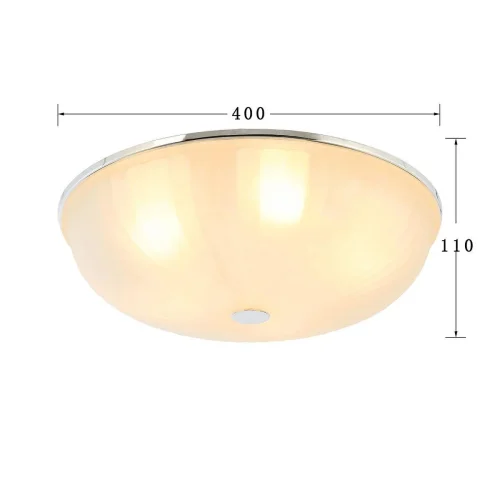Светильник потолочный Costa 2753-5C F-promo белый 5 ламп, основание хром в стиле современный  фото 2