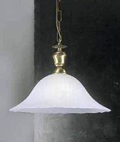 Светильник подвесной L 1720/42 Reccagni Angelo белый 1 лампа, основание античное бронза в стиле классический 