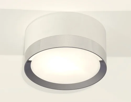Светильник накладной XS8101003 Ambrella light белый 1 лампа, основание белое в стиле хай-тек круглый фото 2