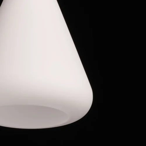 Светильник подвесной Лоск 107010701 MW-Light белый 1 лампа, основание чёрное в стиле современный  фото 6