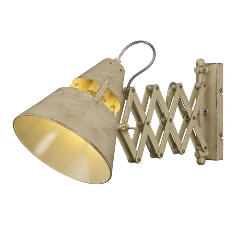 Бра лофт INDUSTRIAL 5434 Mantra бежевый на 1 лампа, основание коричневое бежевое в стиле лофт прожектор