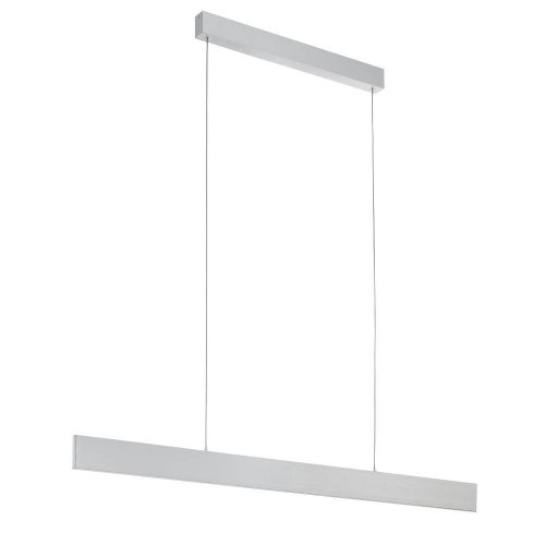 Светильник подвесной LED CLIMENE 39267 Eglo серый белый 1 лампа, основание серое в стиле классический современный линейный