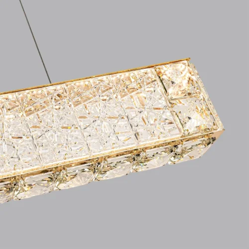 Светильник подвесной LED Version 5071/40L Odeon Light прозрачный 1 лампа, основание золотое в стиле современный линейный фото 4