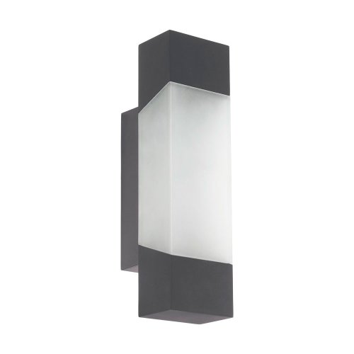 Настенный светильник LED GORZANO 97222 Eglo уличный IP44 серый 1 лампа, плафон белый в стиле современный LED