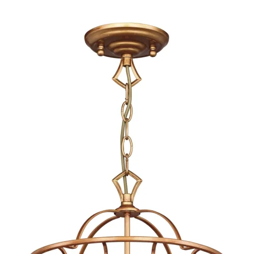 Светильник подвесной Royalty 2021-3P Favourite прозрачный 3 лампы, основание золотое в стиле классический современный  фото 4