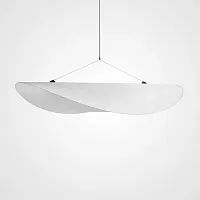 Светильник потолочный Tense D80 220189-26 ImperiumLoft белый 1 лампа, основание чёрное в стиле скандинавский минимализм 