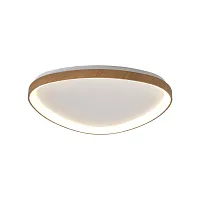 Светильник потолочный LED Niseko 8059 Mantra коричневый бежевый белый 1 лампа, основание белое в стиле модерн 
