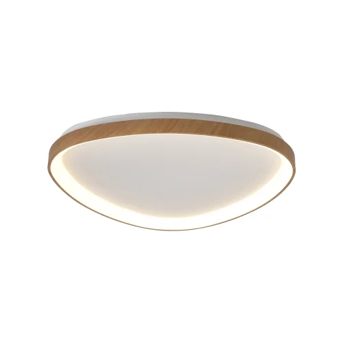 Светильник потолочный LED Niseko 8059 Mantra белый бежевый коричневый 1 лампа, основание белое в стиле современный 
