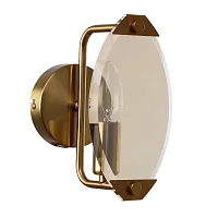 Бра Илоника 451022301 MW-Light бежевый 1 лампа, основание латунь в стиле современный 