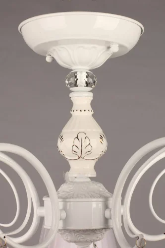 Люстра потолочная Trieste OML-46407-05 Omnilux белая на 5 ламп, основание белое в стиле классический  фото 4