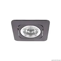 Светильник точечный LED Screen 10328/A Black LOFT IT чёрный 1 лампа, основание чёрное в стиле современный хай-тек квадратный