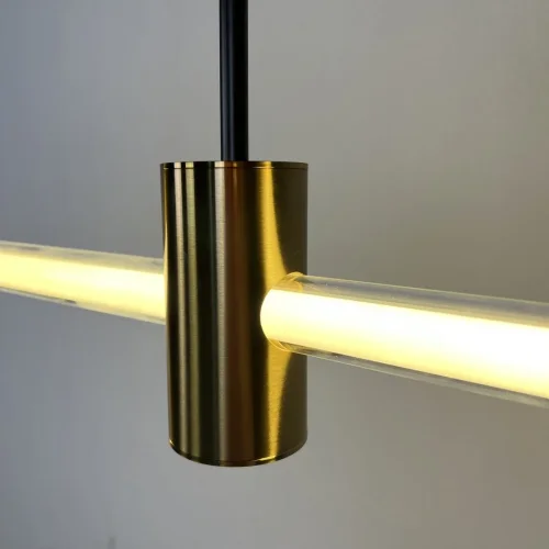 Светильник подвесной LED Nisga 241387-26 ImperiumLoft прозрачный 1 лампа, основание латунь в стиле современный  фото 14