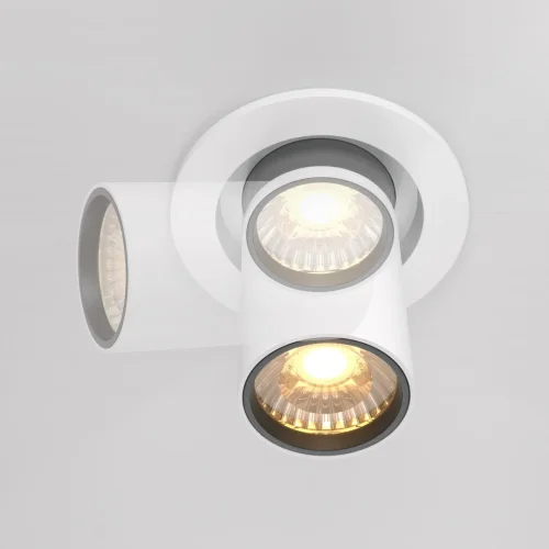 Светильник точечный LED Hidden DL045-01-10W3K-W Maytoni белый 1 лампа, основание белое в стиле хай-тек современный  фото 7