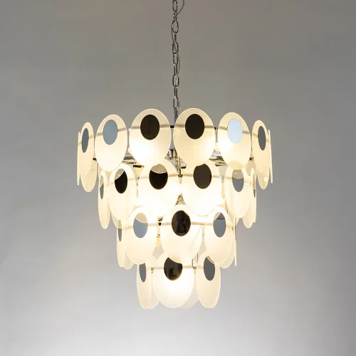 Люстра подвесная Rosabella A4067LM-11CC Arte Lamp белая на 11 ламп, основание хром в стиле современный  фото 2