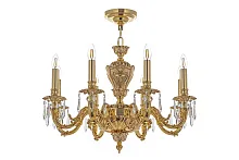 Люстра подвесная Estrada E 1.1.8.600 G Dio D'Arte без плафона на 8 ламп, основание золотое в стиле современный  Люстра подвесная Estrada E 1.1.8.600 G Dio D'Arte без плафона на 8 ламп, основание золотое в стиле современный