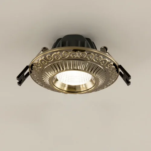 Светильник точечный LED Боска CLD041NW3 Citilux бронзовый 1 лампа, основание бронзовое в стиле классический  фото 3