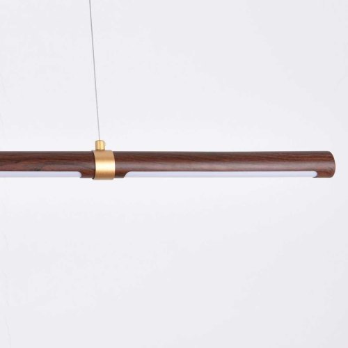 Светильник подвесной LED Cuero 4111-1P Favourite коричневый 1 лампа, основание коричневое в стиле кантри  фото 5