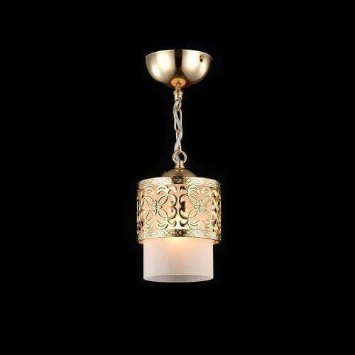 Светильник подвесной Teofilo FR2200-PL-01-G Freya белый 1 лампа, основание золотое в стиле современный  фото 3