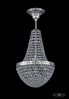 Светильник потолочный 19321/H2/25IV Ni Bohemia Ivele Crystal прозрачный 3 лампы, основание никель в стиле классика sp