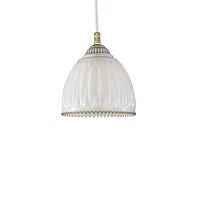 Светильник подвесной L 9671/14 Reccagni Angelo белый 1 лампа, основание белое в стиле классический 