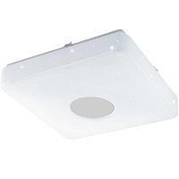 Светильник потолочный LED VOLTAGO 2 95975 Eglo белый 1 лампа, основание белое в стиле минимализм современный квадраты