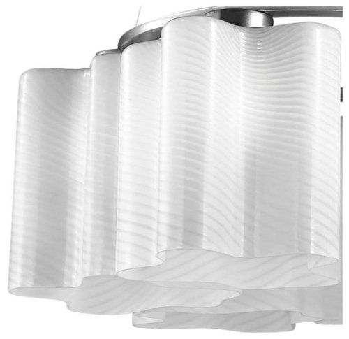 Светильник подвесной SL117.503.06 ST-Luce белый 6 ламп, основание серебряное в стиле современный  фото 3