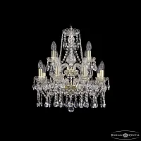 Люстра подвесная 1413/8+4/165/2d G Bohemia Ivele Crystal без плафона на 12 ламп, основание золотое в стиле классический sp