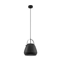 Светильник подвесной Bednall 98348 Eglo чёрный 1 лампа, основание чёрное в стиле современный 