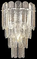 Бра Selma WE129.03.101 Wertmark прозрачный 3 лампы, основание хром в стиле классика модерн 