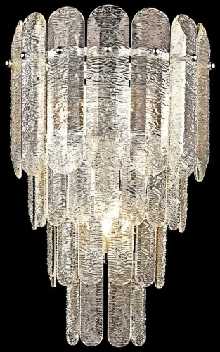 Бра Selma WE129.03.101 Wertmark прозрачный на 3 лампы, основание хром в стиле современный классический 