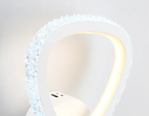Бра с выключателем LED FA9557 Ambrella light белый на 1 лампа, основание белое в стиле современный хай-тек  фото 6