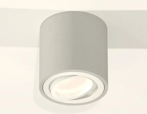 Светильник накладной Techno spot XS7533001 Ambrella light серый 1 лампа, основание серое в стиле хай-тек современный круглый фото 2