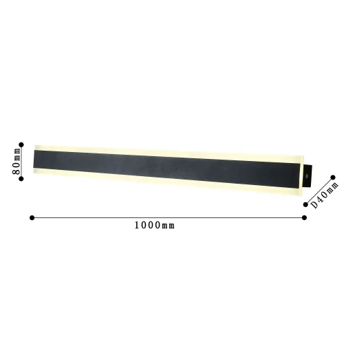 Настенный светильник LED Sagitta 4045-1W Favourite уличный IP67 чёрный 1 лампа, плафон белый в стиле современный хай-тек LED фото 3