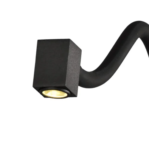 Бра с выключателем LED BOAVISTA 6049 Mantra чёрный на 1 лампа, основание чёрное в стиле современный гибкая ножка фото 2
