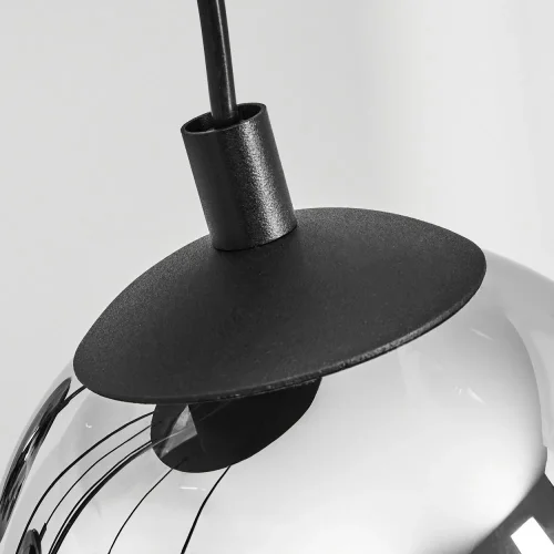 Светильник подвесной Ariscani 98654 Eglo чёрный 10 ламп, основание чёрное в стиле современный  фото 6