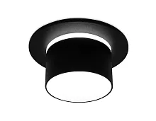 Светильник точечный TN323 Ambrella light чёрный 1 лампа, основание чёрное в стиле хай-тек современный 
