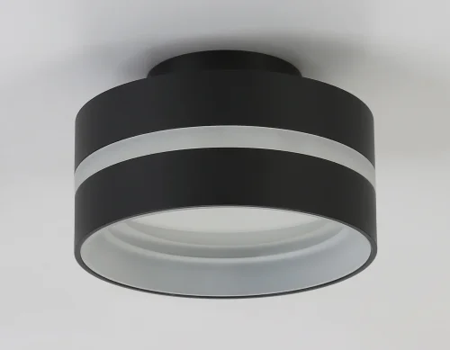 Светильник накладной TN5421 Ambrella light чёрный 1 лампа, основание чёрное в стиле современный круглый фото 4