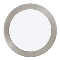 Светодиодная панель FUEVA 1 96408 Eglo белый матовый никель 1 лампа, основание матовое никель в стиле модерн 