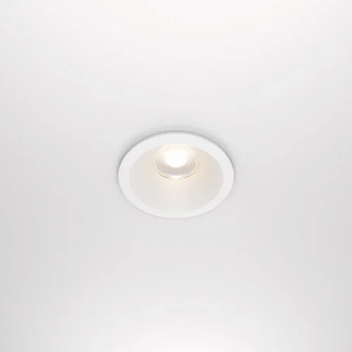 Светильник точечный LED Yin DL034-2-L12W Maytoni белый 1 лампа, основание белое в стиле современный  фото 3