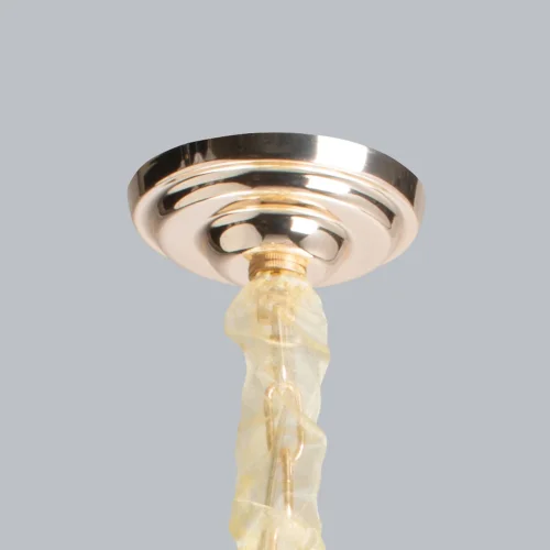 Люстра подвесная Аделард 642015209 MW-Light прозрачная на 9 ламп, основание золотое в стиле классический  фото 11