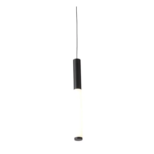 Светильник подвесной LED Gularri SL1593.403.01 ST-Luce белый 1 лампа, основание чёрное в стиле хай-тек трубочки фото 2