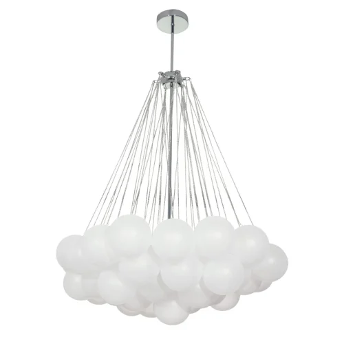 Светильник подвесной Dream 10129/800 LOFT IT белый 9 ламп, основание хром в стиле современный шар