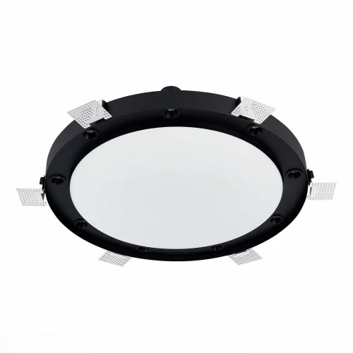 Светильник потолочный LED встраиваемый ST706.438.45 ST-Luce чёрный 9 ламп, основание чёрное в стиле хай-тек современный встраиваемый фото 2
