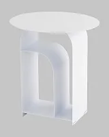 Журнальный столик Arwel, металл, белый УТ000040311 Stool Group Журнальный столик Arwel, металл, белый УТ000040311 Stool Group