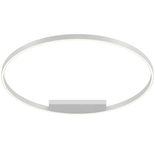 Люстра потолочная LED Rim MOD058CL-L65W4K Maytoni белая на 1 лампа, основание белое в стиле хай-тек минимализм кольца