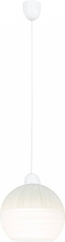 Светильник подвесной 15519 Globo белый 1 лампа, основание белое в стиле современный 